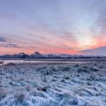 Pre sunrise frost at Titchfield Haven Nature Reserve