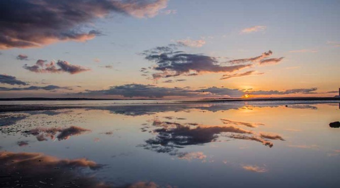 Sunset from the Meon Shore