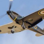 Spitfire on approach to Solent Airport at Daedalus