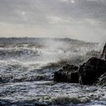 Storm Doris at Lee on the Solent