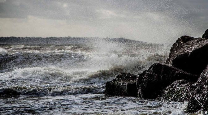 Storm Doris at Lee on the Solent