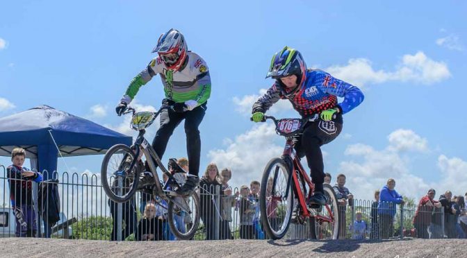 Competitive racing at Gosport BMX Club on or off the track!
