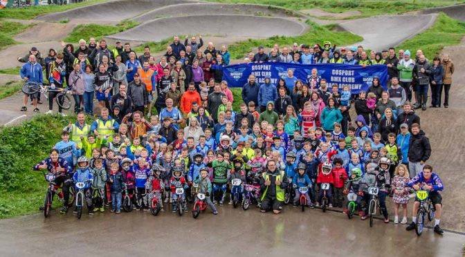 Last club event at Gosport BMX Club Track. The track is to be redeveloped during September 2017