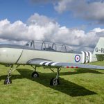 Yakovlev Yak 52 G-RNAC at Solent Airport Daedalus 100 Event