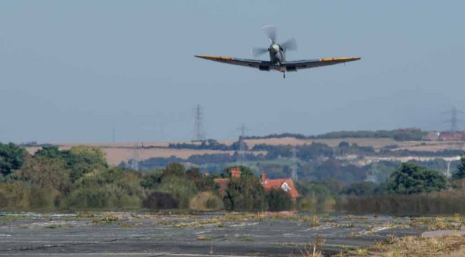 Solent Airport Daedalus Boultbee Spitfire