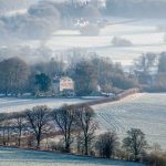 Abbey House Warnford. Featured in the 2019 Meon Views 2019 calendar