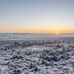 Winter sunrise over the Meon Valley near Droxford