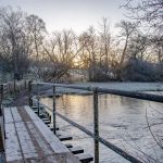 Footbridge across the River Meon