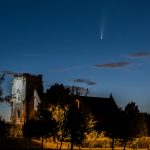 Comet Neowise above Holy Rood Church, Stubbington