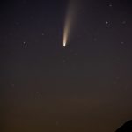 Comet Neowise photographed from Stubbington, Fareham UK