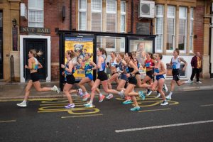 The Great South Run. Womens elite runners.